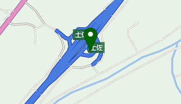 高知道 土佐PA 下り トイレの地図画像