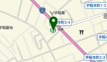 セブンイレブン 札幌手稲本町3条4丁目店 トイレの地図画像