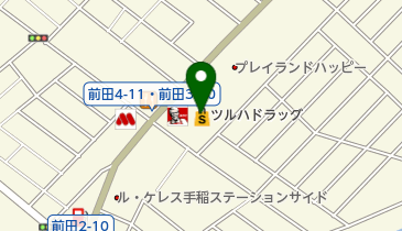 ツルハドラッグ 手稲前田店 トイレの地図画像