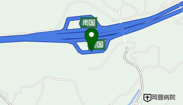 高知道 南国サービスエリア 下り トイレの地図画像
