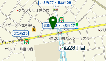 ローソン 札幌北5条西二十八丁目店 トイレの地図画像
