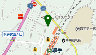 サイクルステーションとりで トイレの地図画像