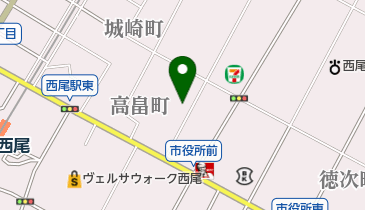 西尾老人保健施設 トイレの地図画像