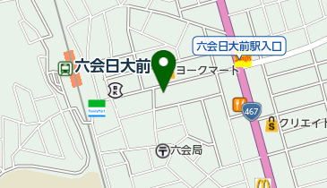 神奈川銀行 六会支店 トイレの地図画像