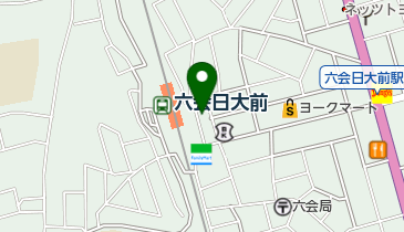 六会日大前駅 東口公衆便所 トイレの地図画像