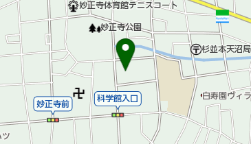 杉並区役所科学館 トイレの地図画像