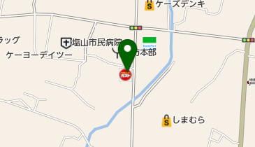 ガスト 塩山店 トイレの地図画像