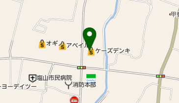 ケーズデンキ 塩山店 トイレの地図画像