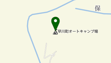 ランドローバーEX早川町オートキャンプ場 トイレの地図画像