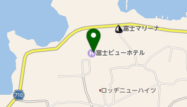 富士ビューホテル トイレの地図画像