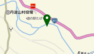 丹波山温泉のめこい湯 トイレの地図画像
