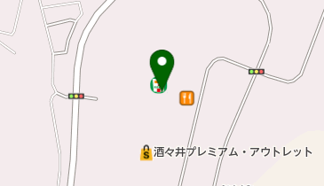 酒々井プレミアムアウトレット フードコート トイレの地図画像