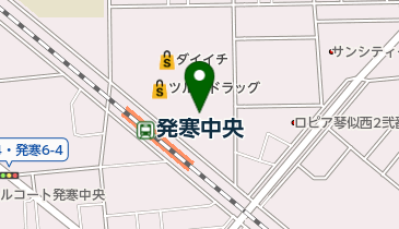 ツルハドラッグ 発寒中央駅前店 トイレの地図画像