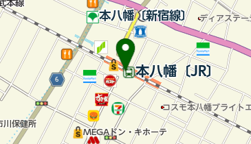 市川市勤労福祉センター トイレの地図画像