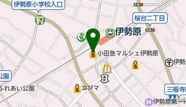 オダキューOX 伊勢原店 トイレの地図画像