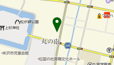 上杉城史苑 トイレの地図画像