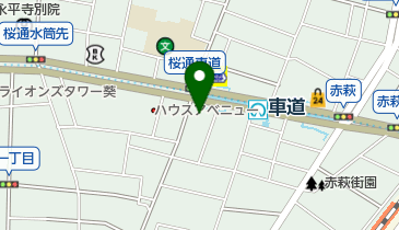 大塚屋 車道本店 トイレの地図画像