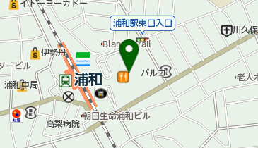 浦和パルコ 地下駐車場トイレの地図画像