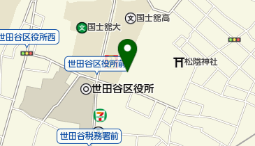 若林公園 トイレの地図画像