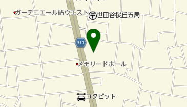 桜丘すみれば自然庭園 トイレの地図画像