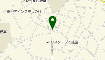 経堂けやき公園 トイレの地図画像
