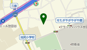 世田谷ものづくり学校 トイレの地図画像