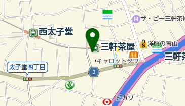 三軒茶屋駅前公衆便所 トイレの地図画像