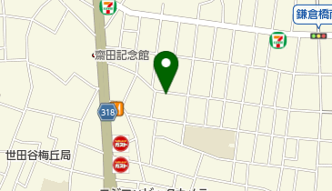 代田南地区会館 トイレの地図画像