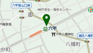 六甲阪急ビル トイレの地図画像