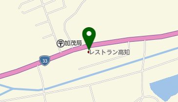 レストラン高知 トイレの地図画像