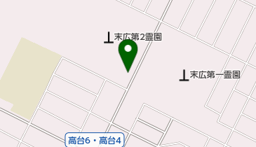 千歳市末広第2霊園 トイレの地図画像