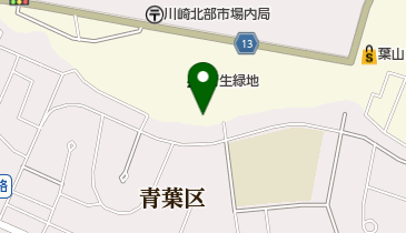 菅生緑地 トイレの地図画像