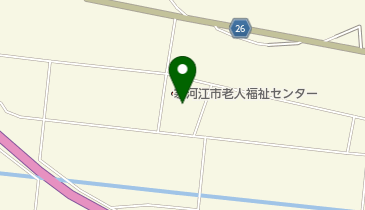 寒河江市老人福祉センター トイレの地図画像