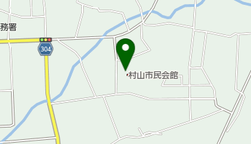 村山市民会館 トイレの地図画像