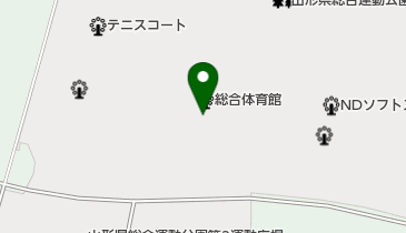 山形県総合運動公園 総合体育館 トイレの地図画像