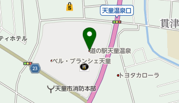 道の駅 天童温泉 トイレの地図画像