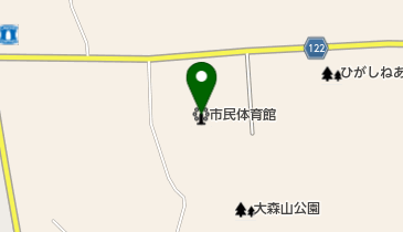 東根市民体育館 トイレの地図画像