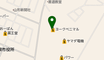 ヨークベニマル 東根店 トイレの地図画像