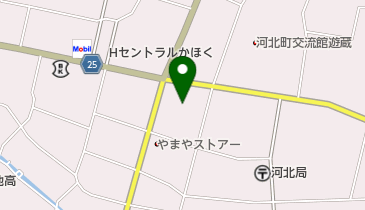 河北町どんがホール トイレの地図画像