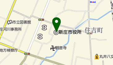 新庄市福祉事務所 トイレの地図画像