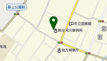 新庄河川事務所 トイレの地図画像