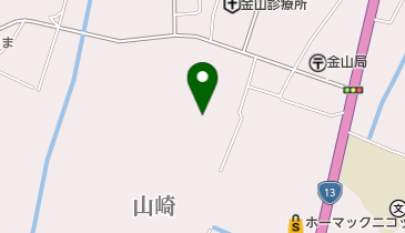 金山町農村環境改善センター トイレの地図画像