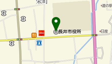 長井市役所 トイレの地図画像