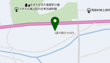 道の駅 たかはた トイレの地図画像