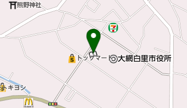 大網白里町保健文化センター トイレの地図画像