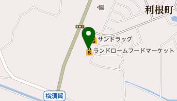 ランドローム フードマーケット利根店 トイレの地図画像