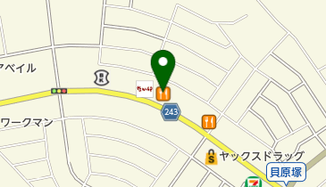 ココス 龍ヶ岡店 トイレの地図画像