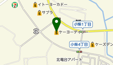 ケーヨーデーツー 新竜ヶ崎店 トイレの地図画像
