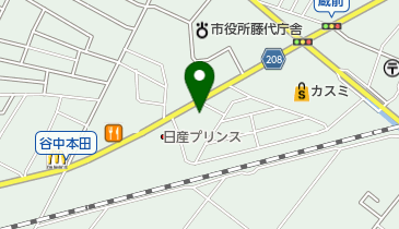 どん亭 取手藤代店 トイレの地図画像