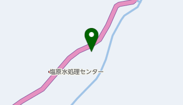 竜化の滝 遊歩道入口駐車場 トイレの地図画像